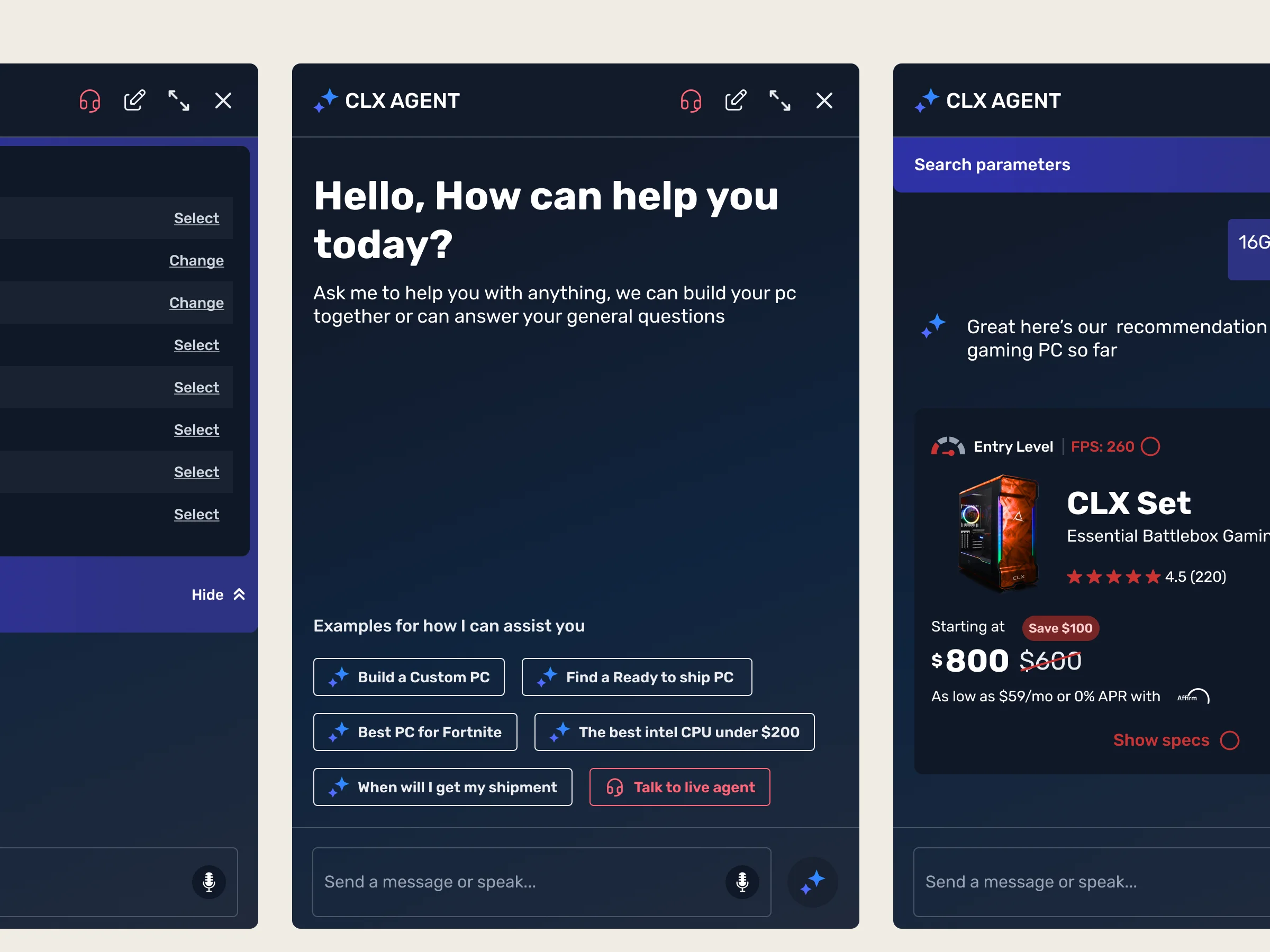 AI Build Assistant, Redesigned: from question funnel to guided conversation